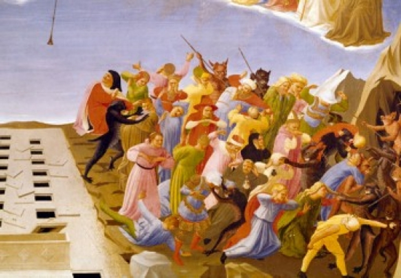 Italy Florence Museo Di San Marco The Last Judgment By Fra Angelico Detail Tempera Painting Poster Print Item Varsal Posterazzi Italy Florence Museo Di San Marco The Last Judgment By Fra Angelico Detail Tempera Painting Poster Print Item Varsal Posterazzi