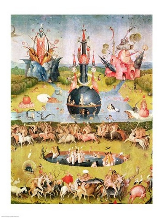 The Garden of Earthly Delights Allegory of Luxury, central panel