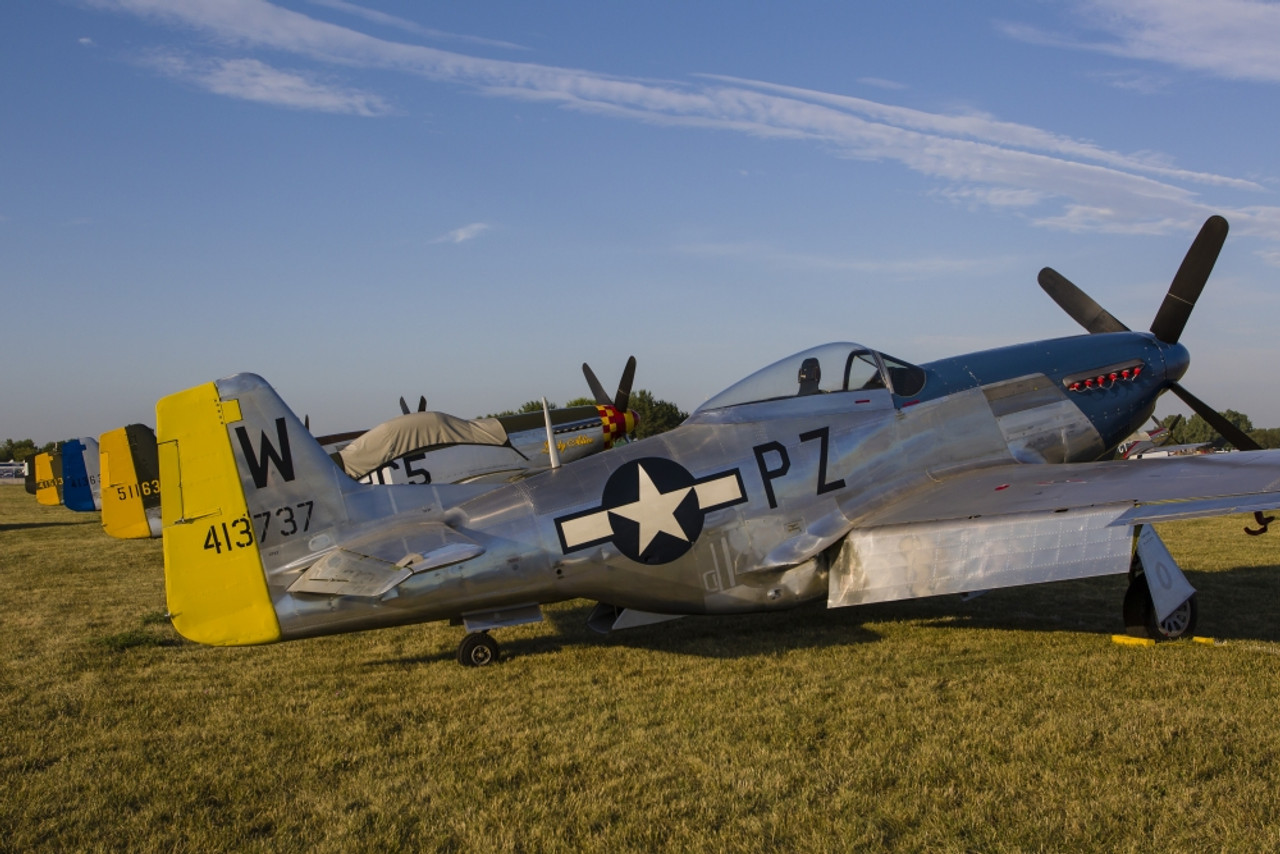 Lille bitte Fremkald provokere A P-51 Mustang parked at EAA Airventure, Oshkosh, Wisconsin Poster Print -  Item # VARPSTRDG100075M - Posterazzi