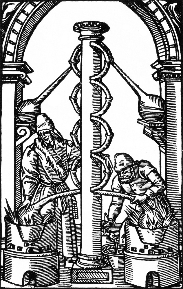Distillation, Pot Still, 1519 Poster Print by Science Source - Item ...