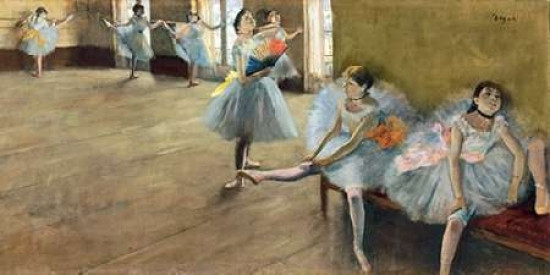 The Dance Class Poster Print by Edgar Degas - Item