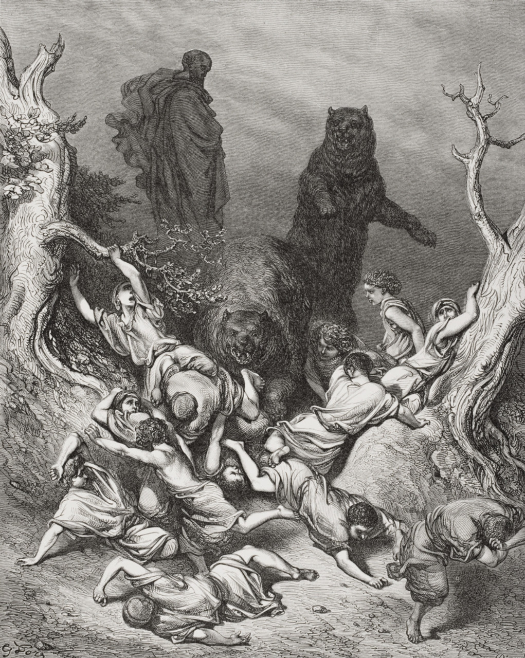 Engraving by Gustave Dore 1832-1883 French artist and illustrator