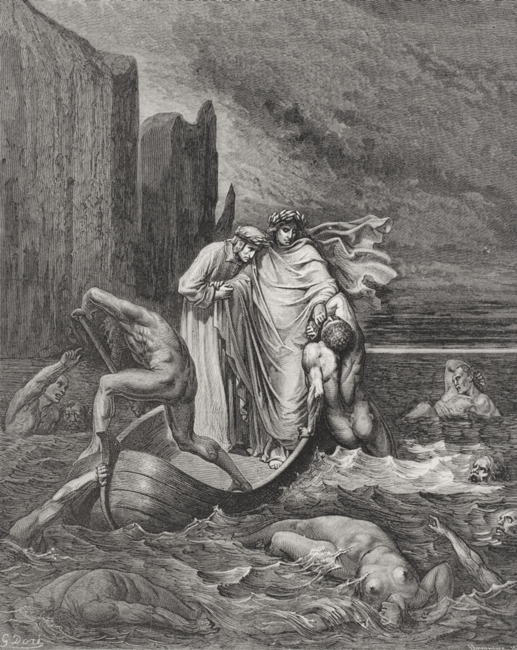 Engraving By Gustave Dore 1832-1883 French Artist And Illustrator For ...