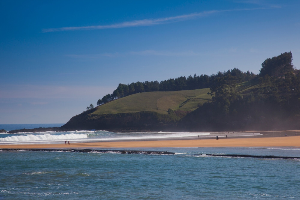 View of the headlands, Lekeitio, Biscay Province, Basque Country