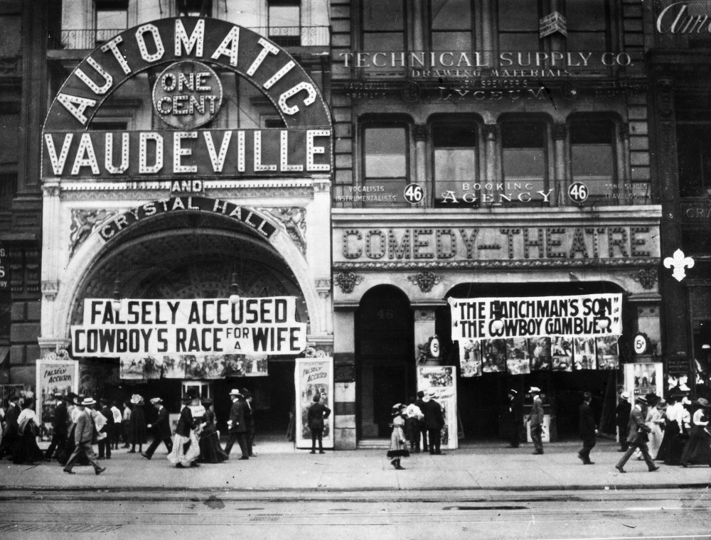 Vaudeville Theatre, C1905. /Na Vaudeville Theatre In New York City