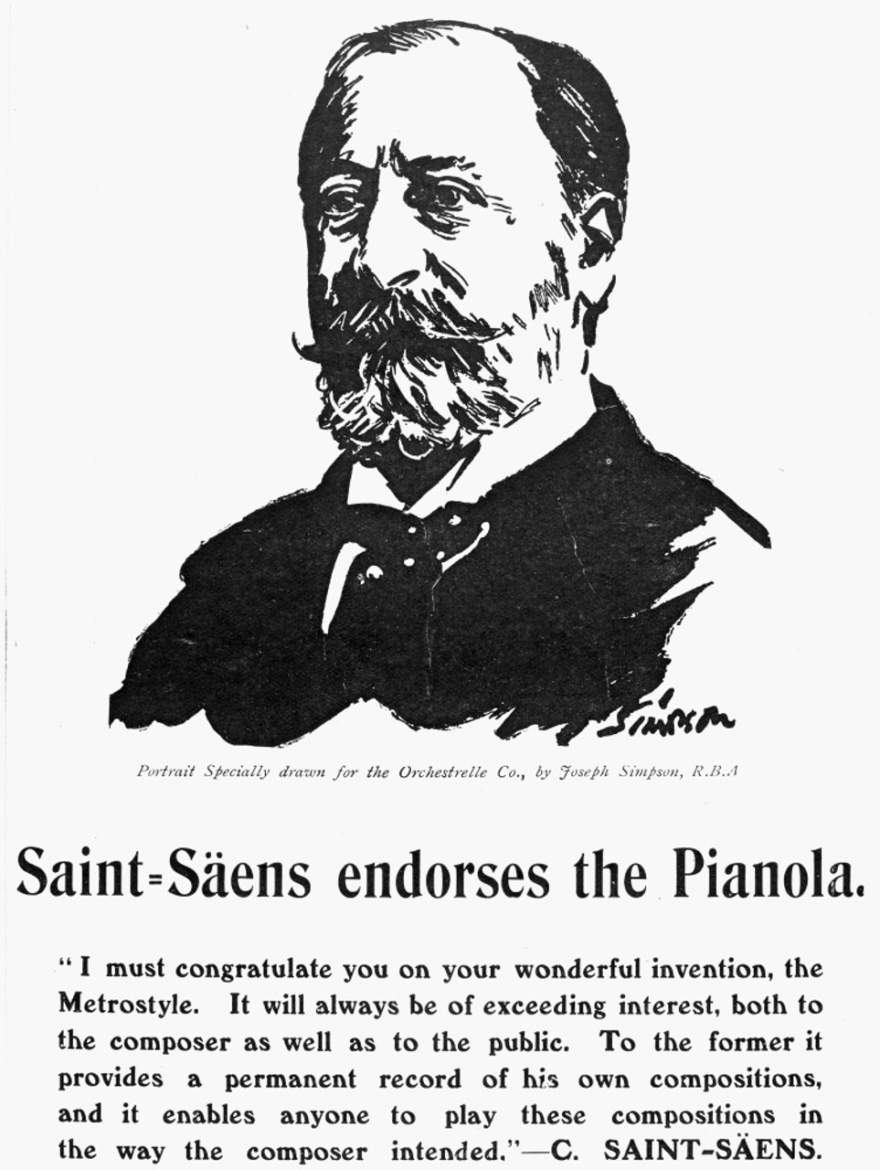 Camille Saint-Saëns, French Composer & Pianist