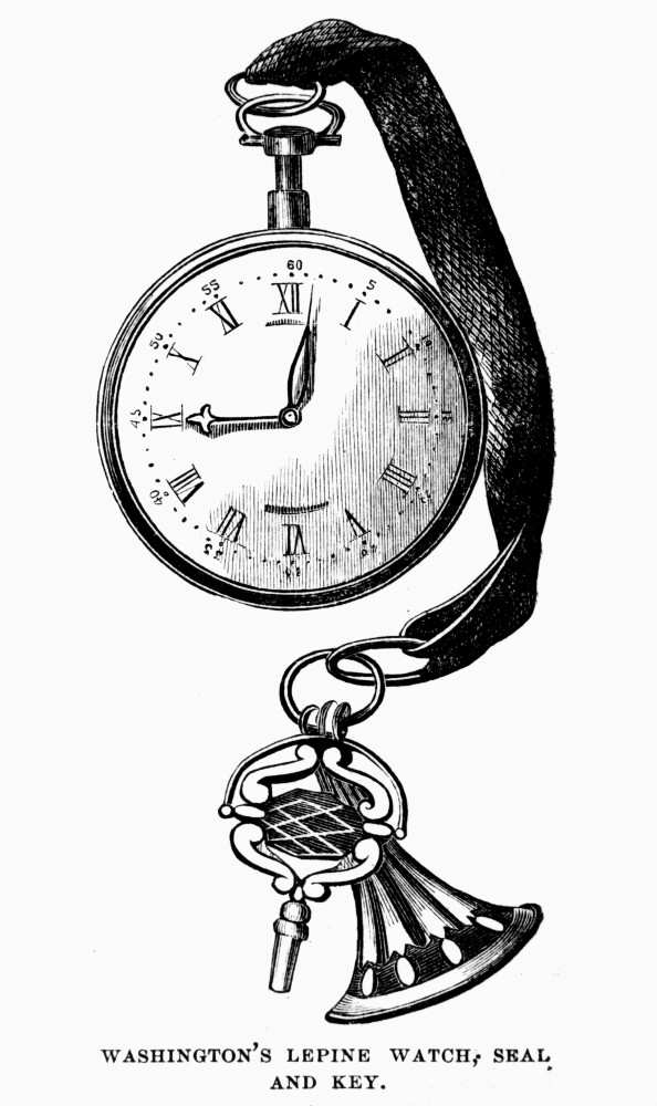 Washington Watch Chain Washington: Watch And Key. /Nwatch, Seal And Key Belonging To George ...