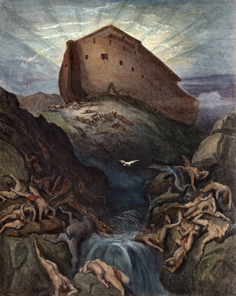Noah'S Ark. /Nthe Dove Sent Forth From Noah'S Ark (Genesis 8:11