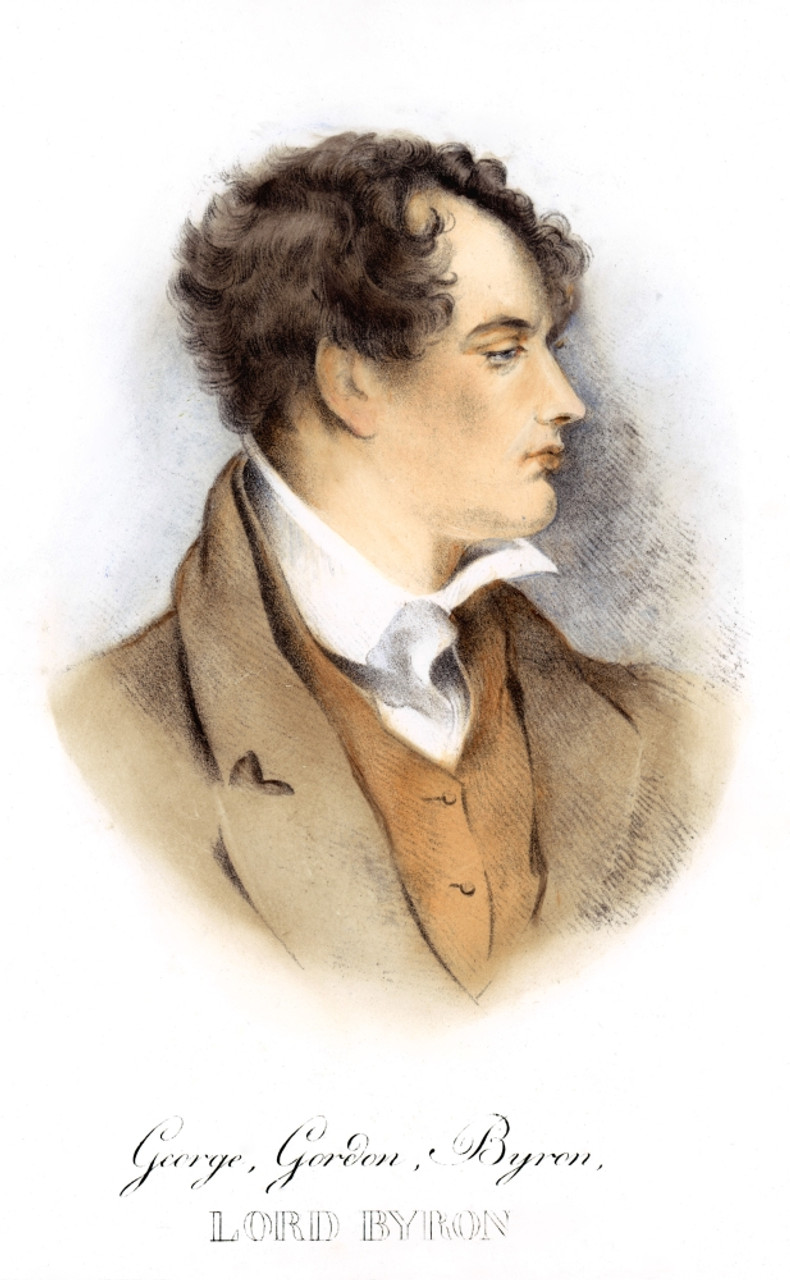 George Gordon Byron N 17 14 Sixth Baron Byron English Poet Lithograph English 19th Century Poster Print By Granger Collection Item Vargrc Posterazzi George Gordon Byron N 17 14 Sixth Baron Byron English Poet Lithograph English 19th Century Poster Print By Granger Collection Item Vargrc Posterazzi