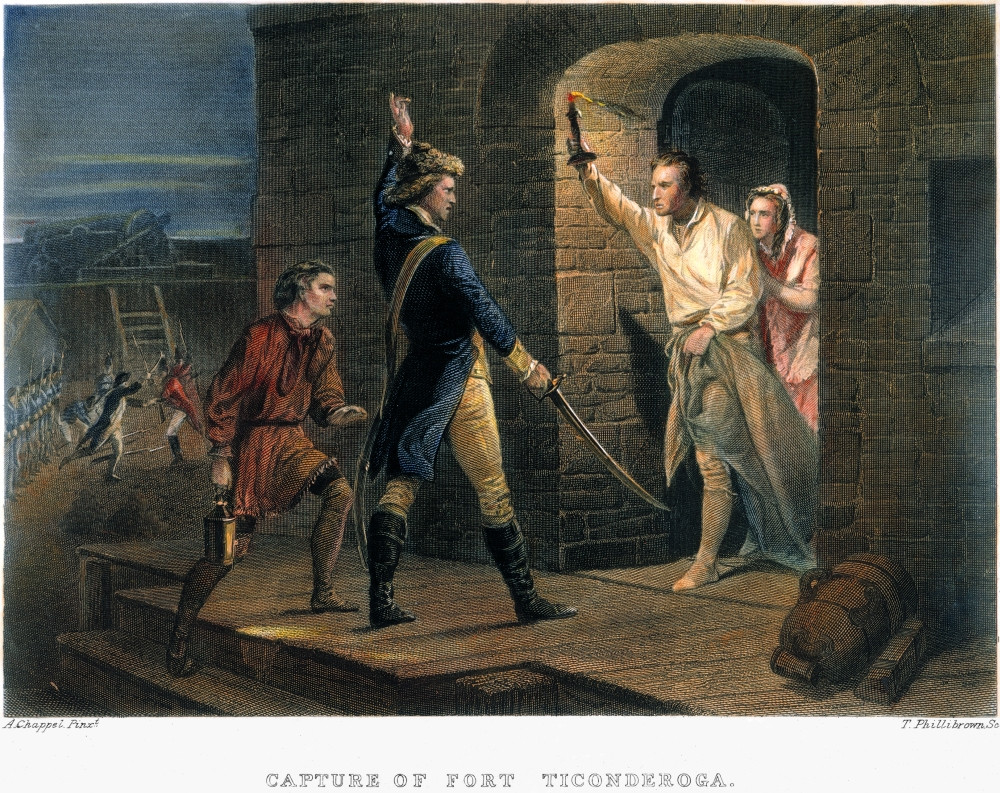Ethan Allen'S Capture /Nof Fort Ticonderoga On May 10, 1775. Steel