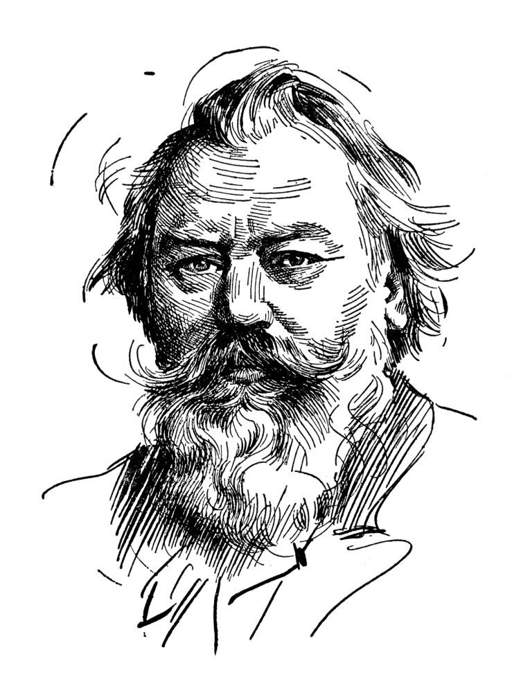 Johannes Brahms (1833-1897). /Ngerman Composer And Pianist. Pen