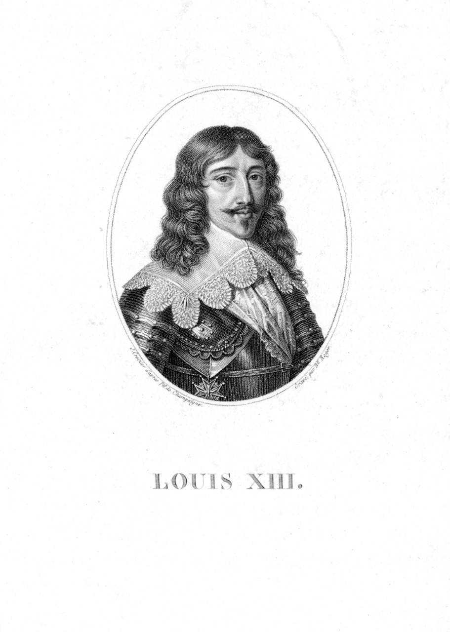 Louis Xiii (1601-1643). /Nking Of France 1610-43. 19Th Century