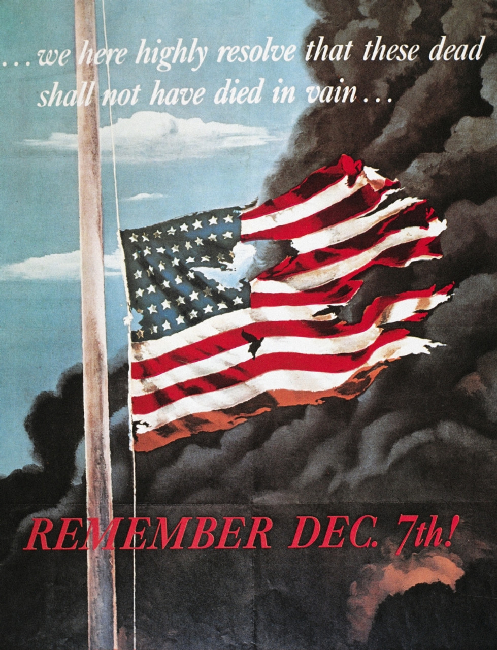 Pearl Harbor Poster, 1941. /N'Remember December 7Th