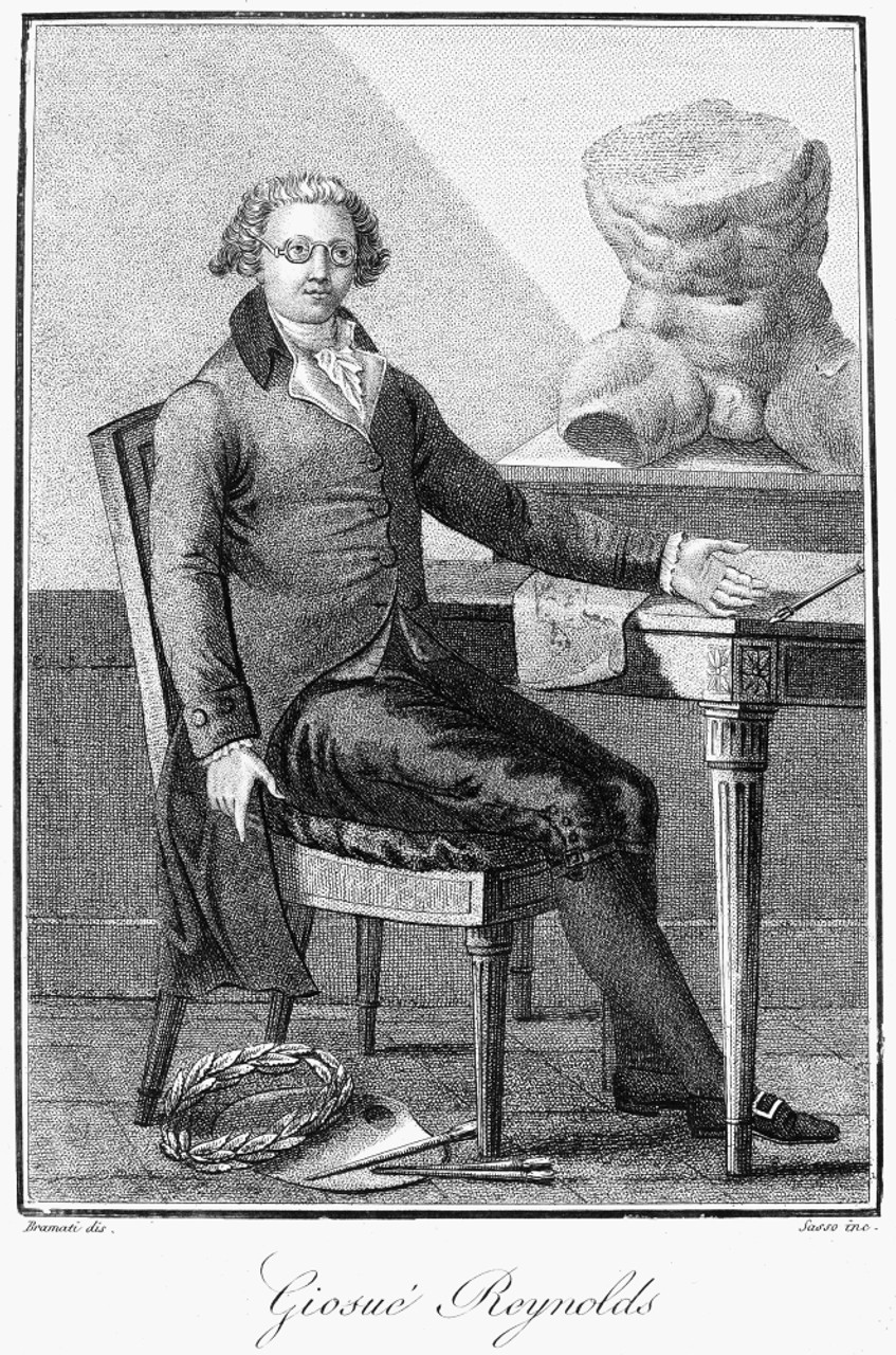 Sir Joshua Reynolds /N(1723-1792). English Portrait Painter. Aquatint ...