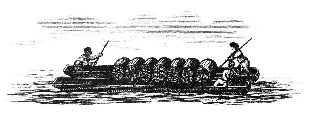 tobacco culture Virginia: Tobacco Culture. /Nthe Culture Of Tobacco In Virginia. Conveying  Tobacco To Market In Virginia By A Double Canoe. Line Engraving, English,  1800. Poster Print by Granger Collection - Item # VARGRC0054159