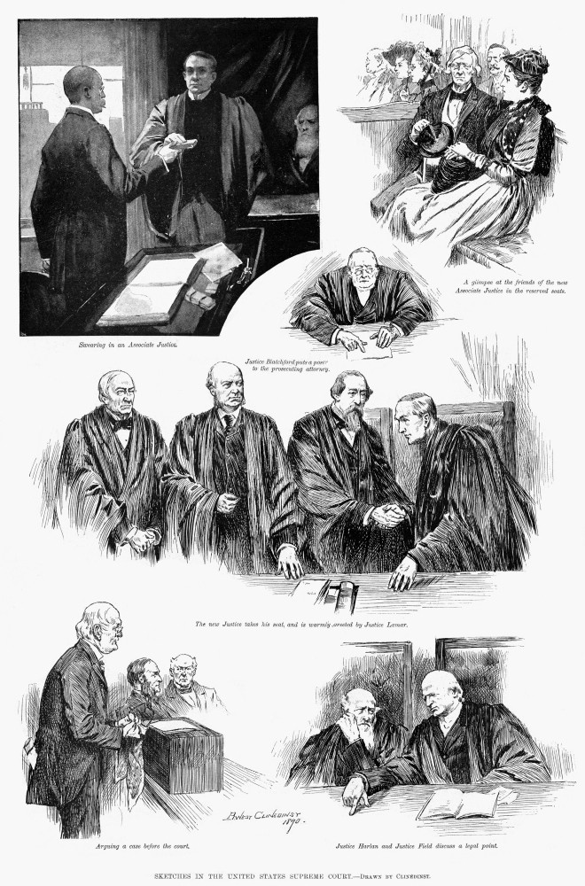 supreme court drawing sketch