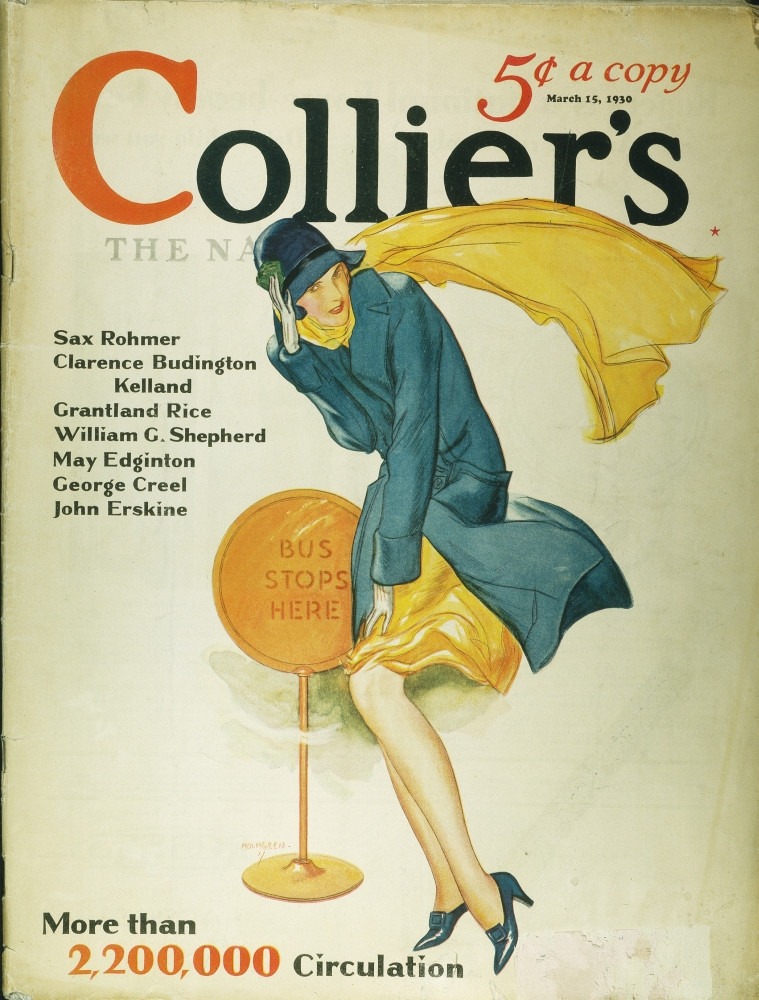 Magazine Cover, 1930. /N