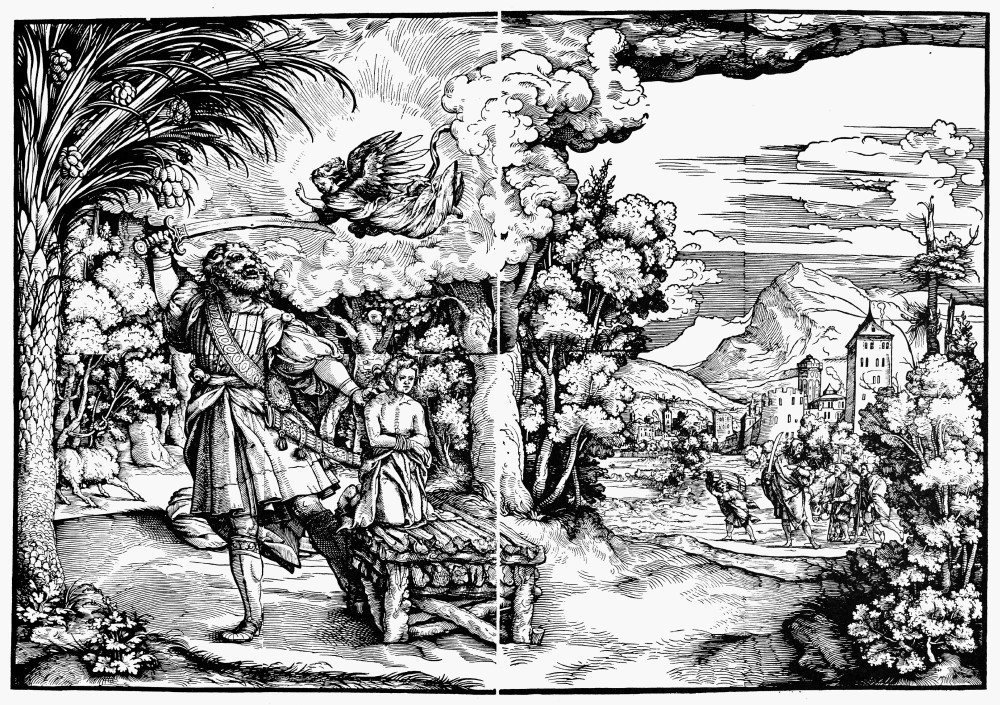 Sacrifice Of Isaac. /Nabraham Is Spared From Sacrificing His Son