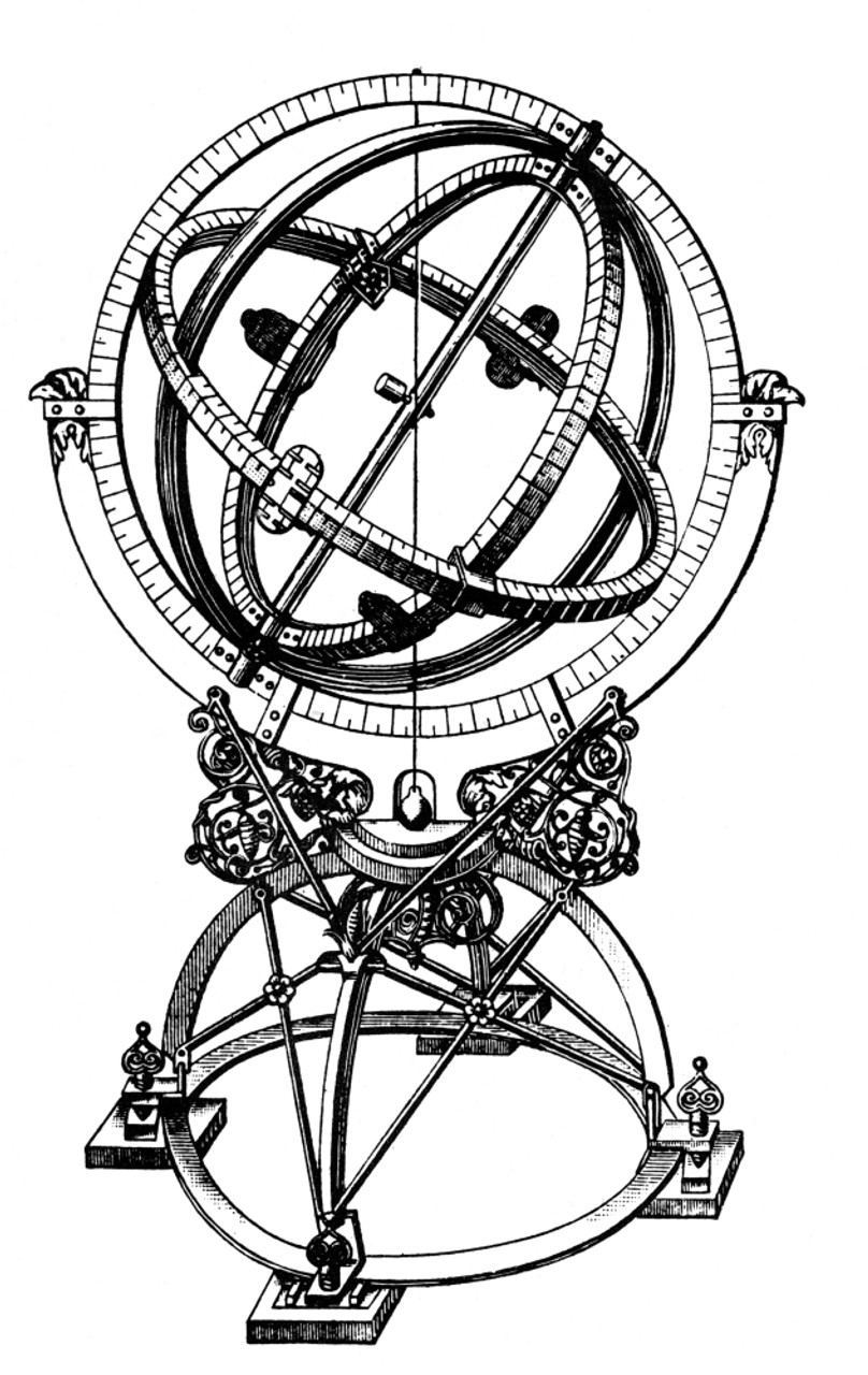 Armillary Sphere. /Ntycho Brahe'S Equatorial Armillary Sphere. Poster Print  by Granger Collection - Item # VARGRC0002975