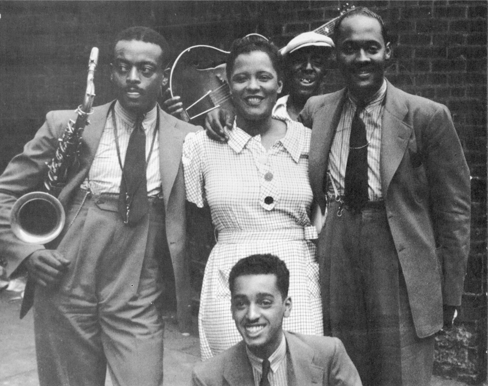Billie Holiday (1915-1959). /Namerican Singer. In A Harlem ...