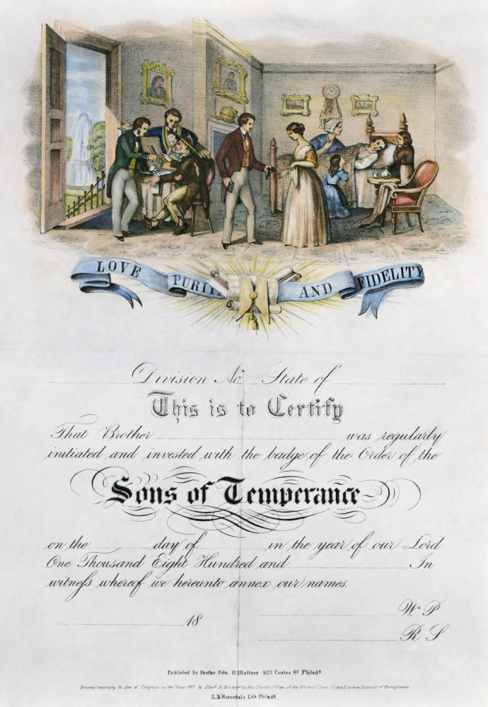 temperance day poster