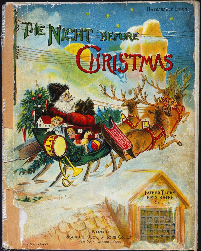 vintage christmas posters prints