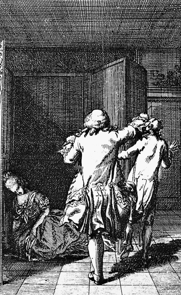 Voltaire: Candide. /Ncandide Parted From Cunegonde By Her Father