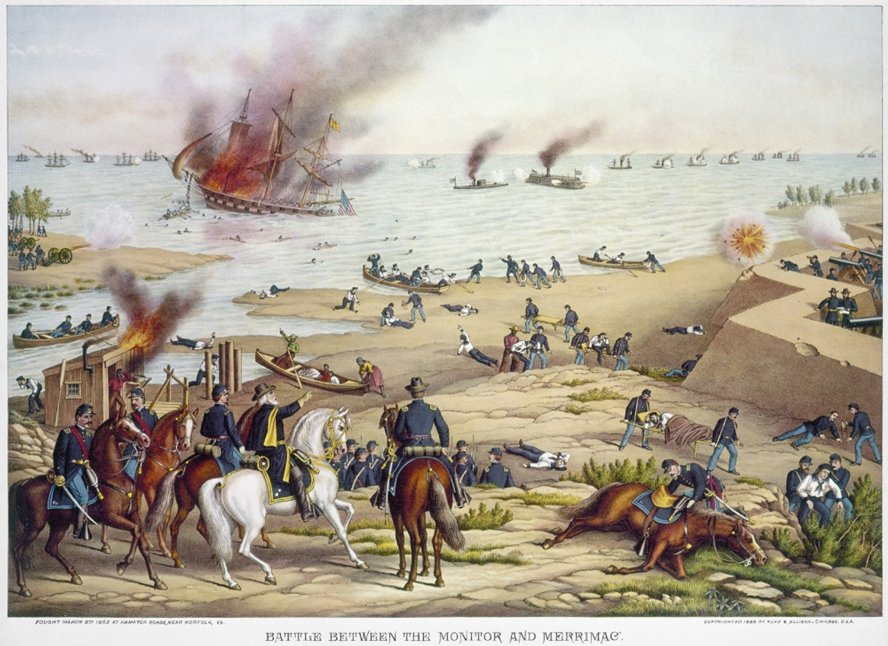 Monitor Vs Merrimack, 1862. /Nthe Battle Between The Monitor And The
