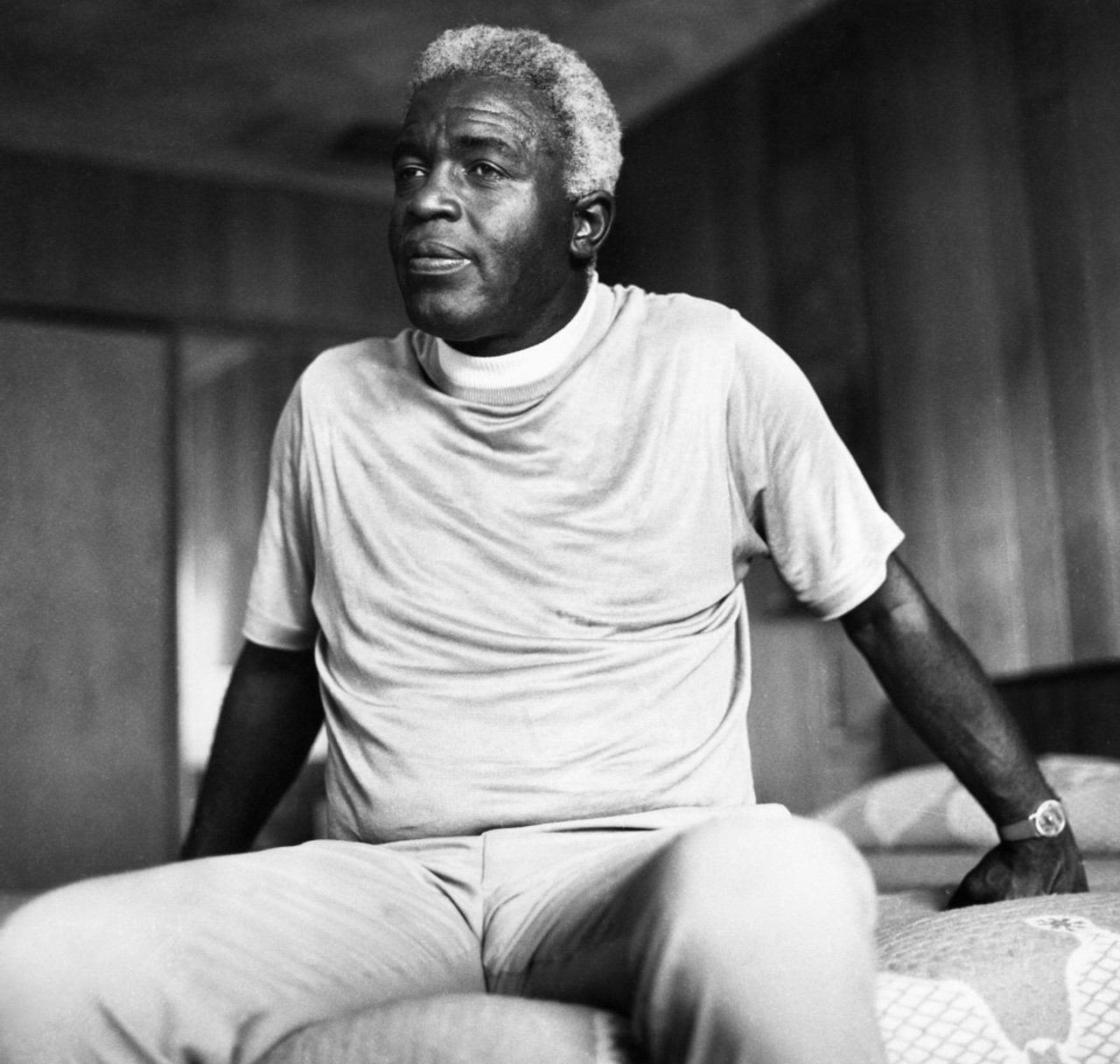 JACKIE ROBINSON (1919-1972). American baseball player