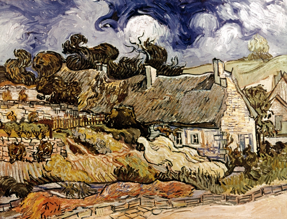 Van Gogh: Cordeville, 1890. /Nvincent Van Gogh: Chaumes De