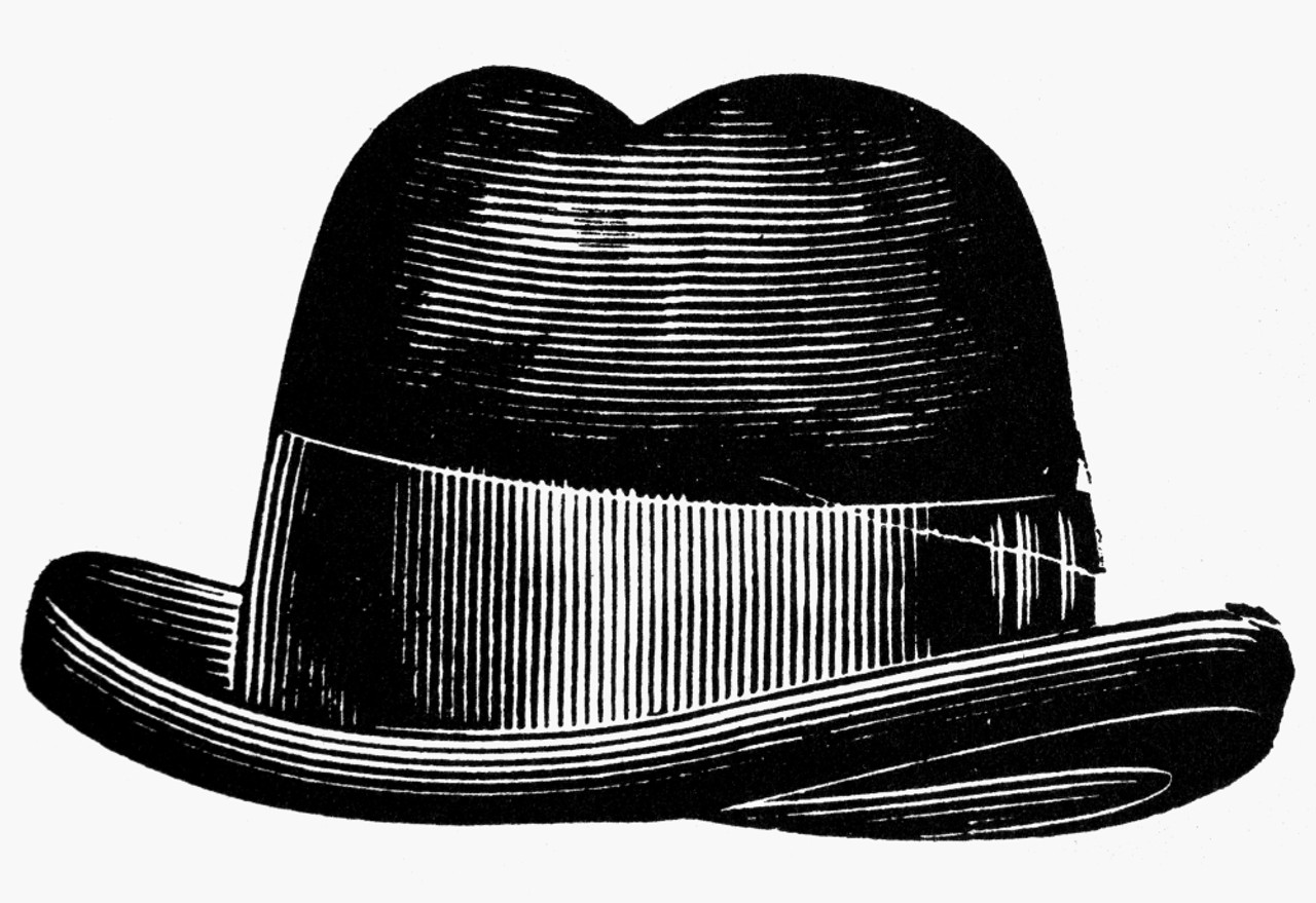 Men'S Hat, 1895. /Nmen'S Fedora Hat, Made Of Soft Fur Felt And