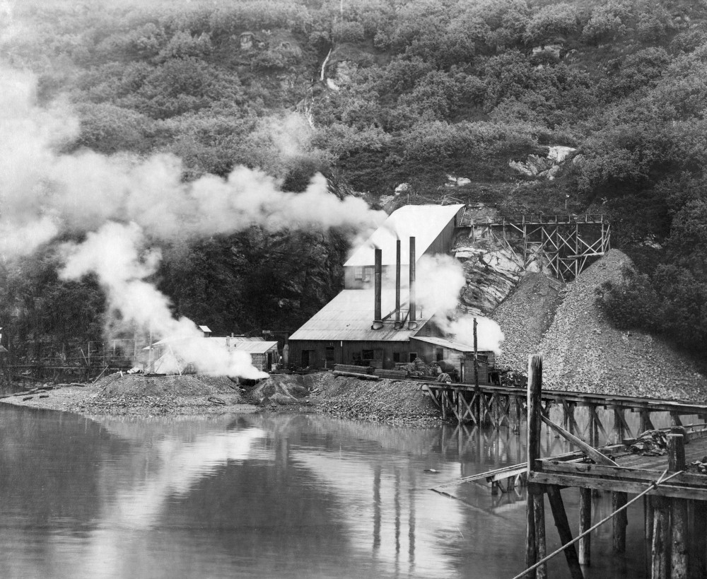 Alaska Gold Mine, C1920. /Na Gold Mine In Valdez, Alaska. Photograph