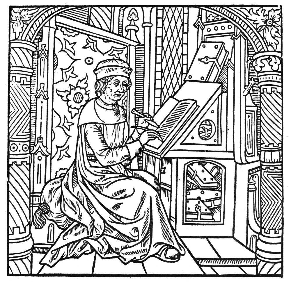medieval monk drawings