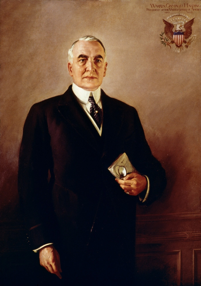 Warren G. Harding /N(1865-1923). 29Th President Of The United States ...