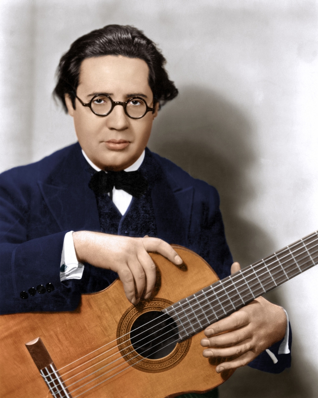 Andres Segovia (1893-1987). /Nspanish Guitarist. Photograph