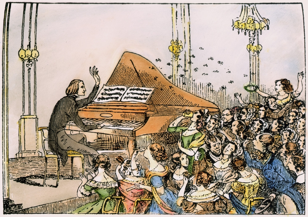 Franz Liszt (1811-1886). /Nhungarian Pianist And Composer. Liszt