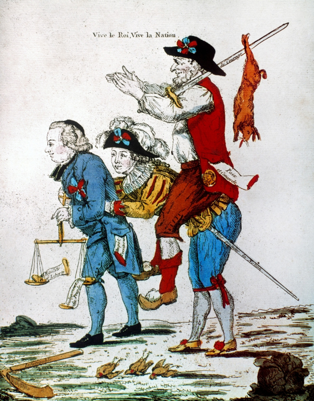 French Revolution, 1792. /N'Peasant'S Revenge.' Cleric Leading A ...