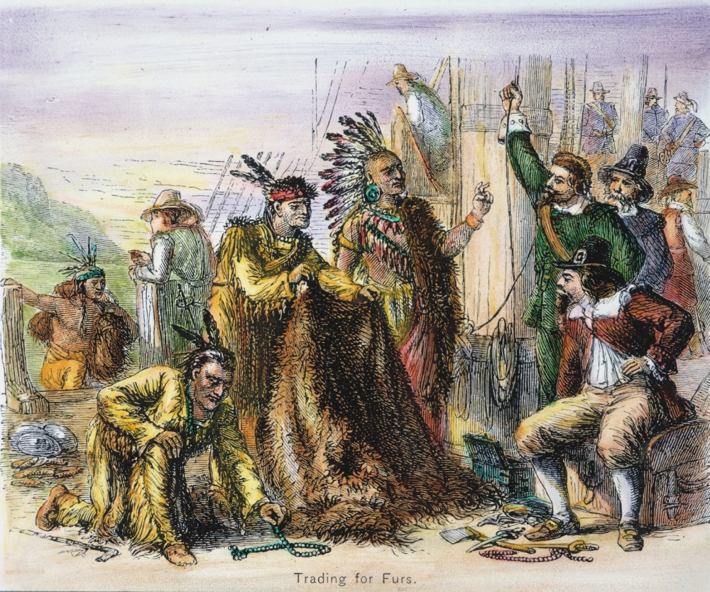 【古書】洋書 DE NEDERLANDSE SCHILDERKUNST Dutch Fur Trade /Nwith Native Americans Along The Hudson River In