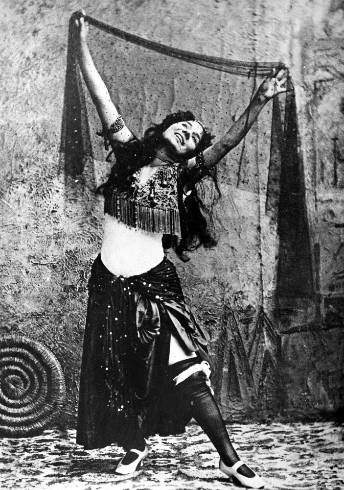 Little Egypt. /Nthe Exotic Dancer Photographed At The 1893