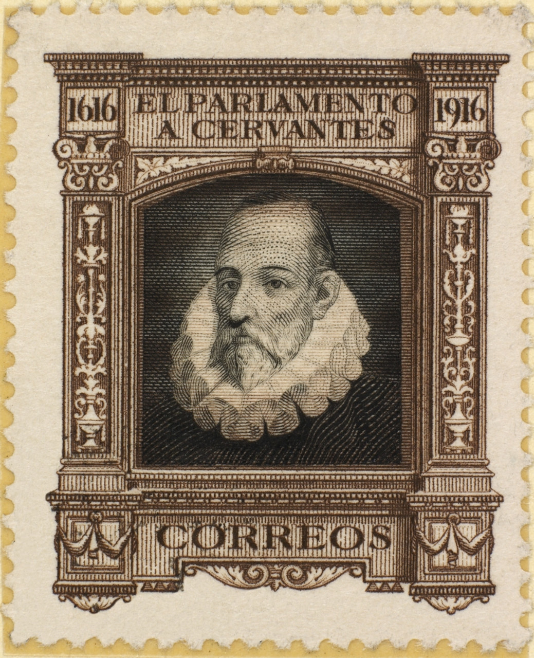 Miguel De Cervantes/N(1547-1616). Spanish Novelist. A Semi-Postal Stamp  Issue Of 1916 Commemorating The 300Th Anniversary Of The Death Of Miguel De  Cervantes. Poster Print by Granger Collection - Item # VARGRC0059104 -  Posterazzi