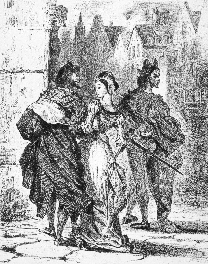 Faust: Mephistopheles, 1828. /Nthe Garden Scene From Johann
