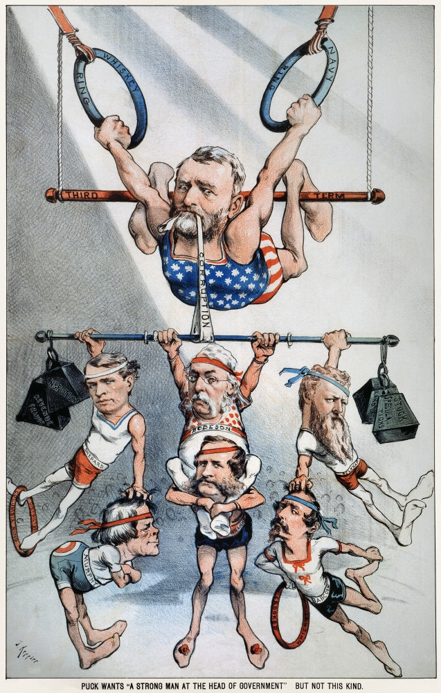 U.S. Grant Cartoon, 1880. /Namerican Cartoon By Joseph Keppler U.S. Grant Cartoon, 1880. /Namerican Cartoon By Joseph Keppler