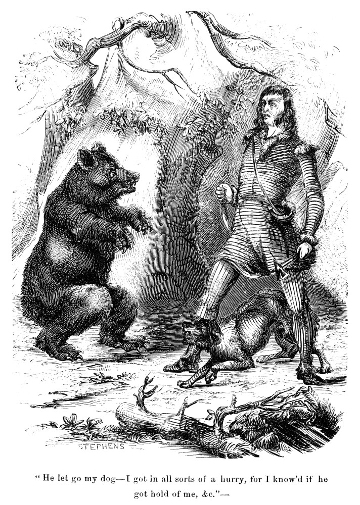 Davy Crockett (1786-1836). /Namerican Frontiersman. Crockett Meets