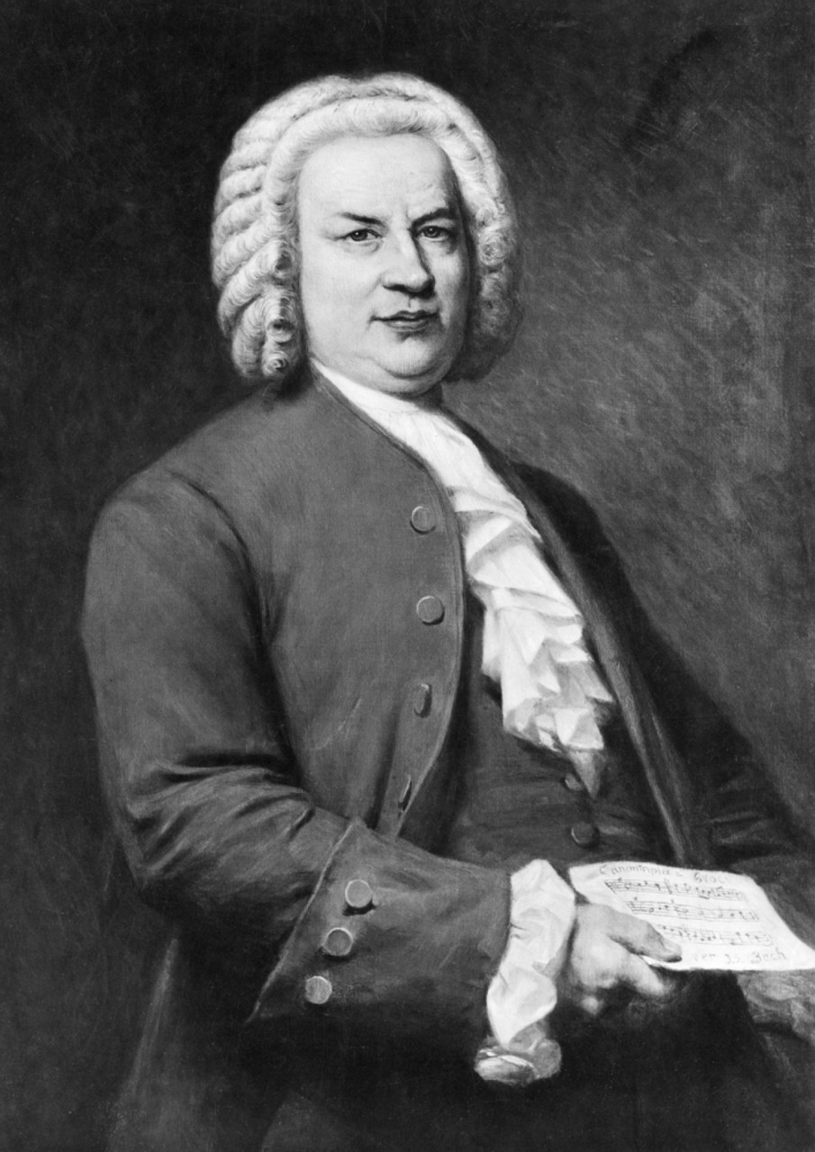 Johann Sebastian Bach - German School, (19th century) as art print