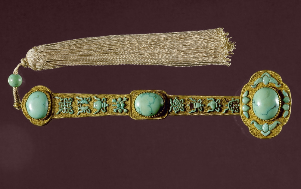 China: Ruyi Scepter. /Na 'Ruyi' Scepter And Tassel With Buddhist ...