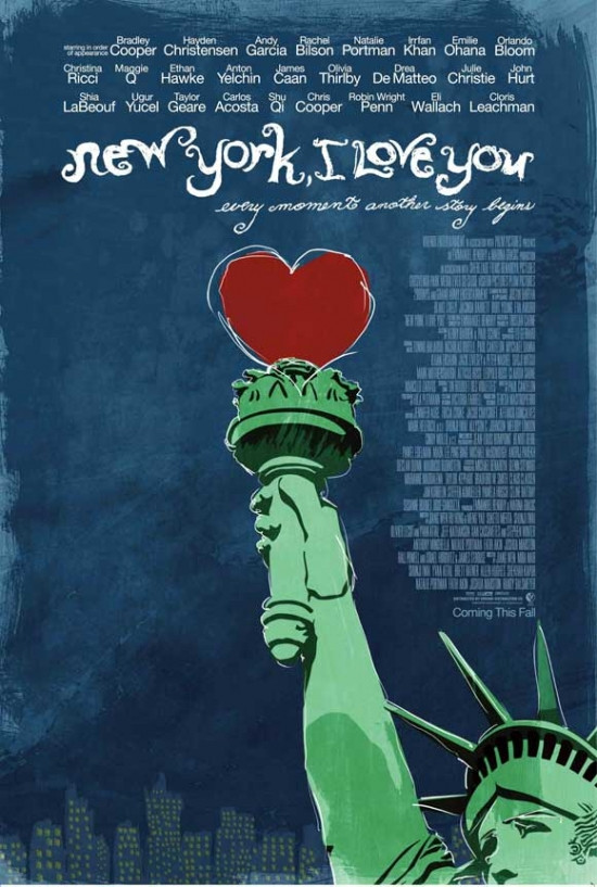 New York, I Love You Movie Poster Print (27 x 40) Item