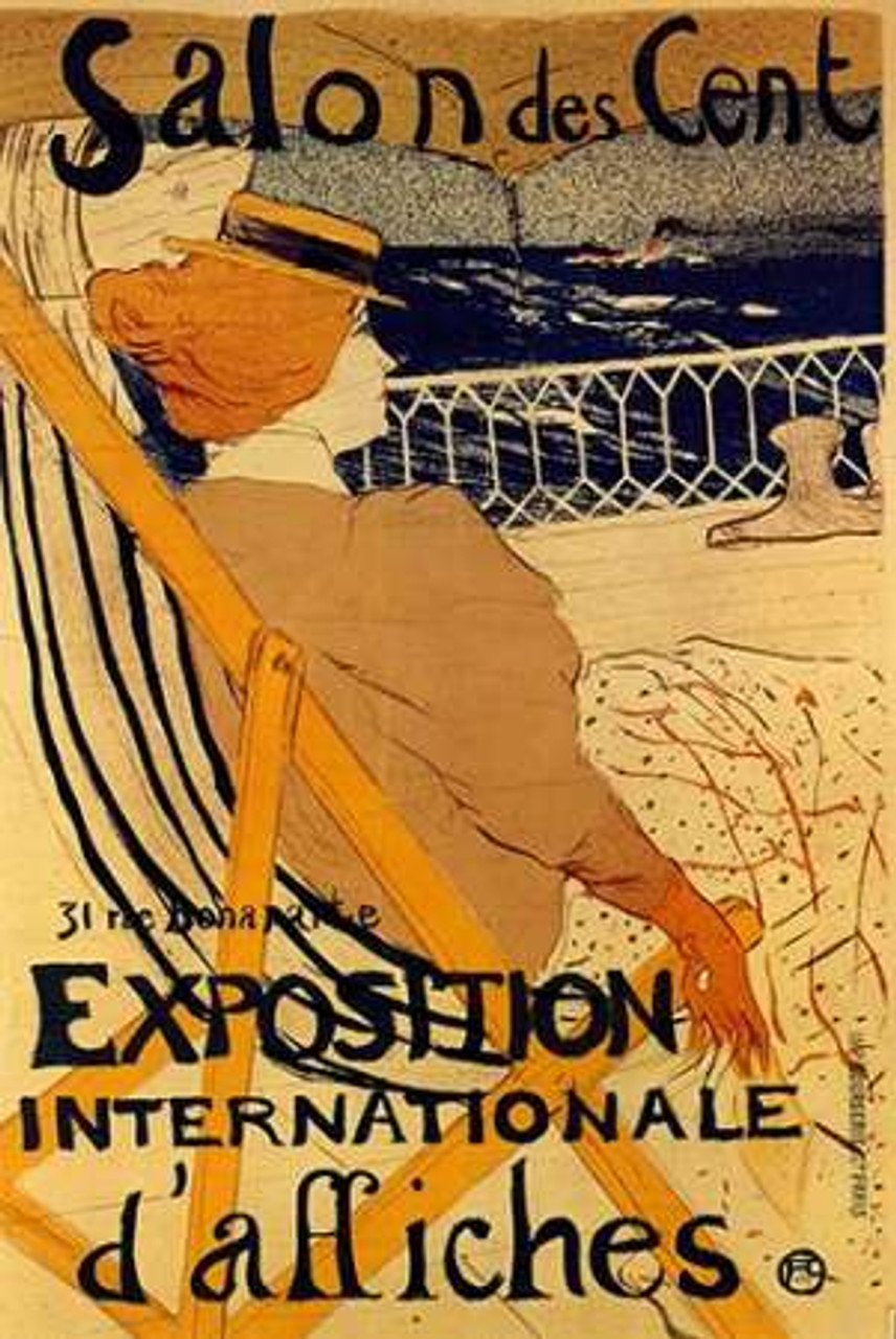 Poster advertising the ''Exposition Inte - Henri de Toulouse