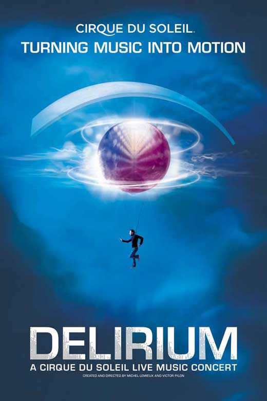 Cirque du Soleil - DELIRIUM Movie Poster (11 x 17) - Item