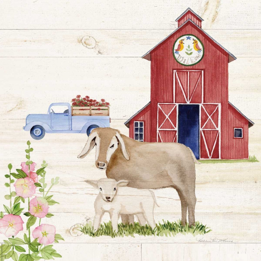 Life on the Farm IV Poster Print by Kathleen Parr McKenna - Item ...