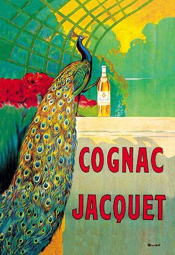 French Liquor Ad Poster Cognac Jacquet by Camiller Bouchet. The